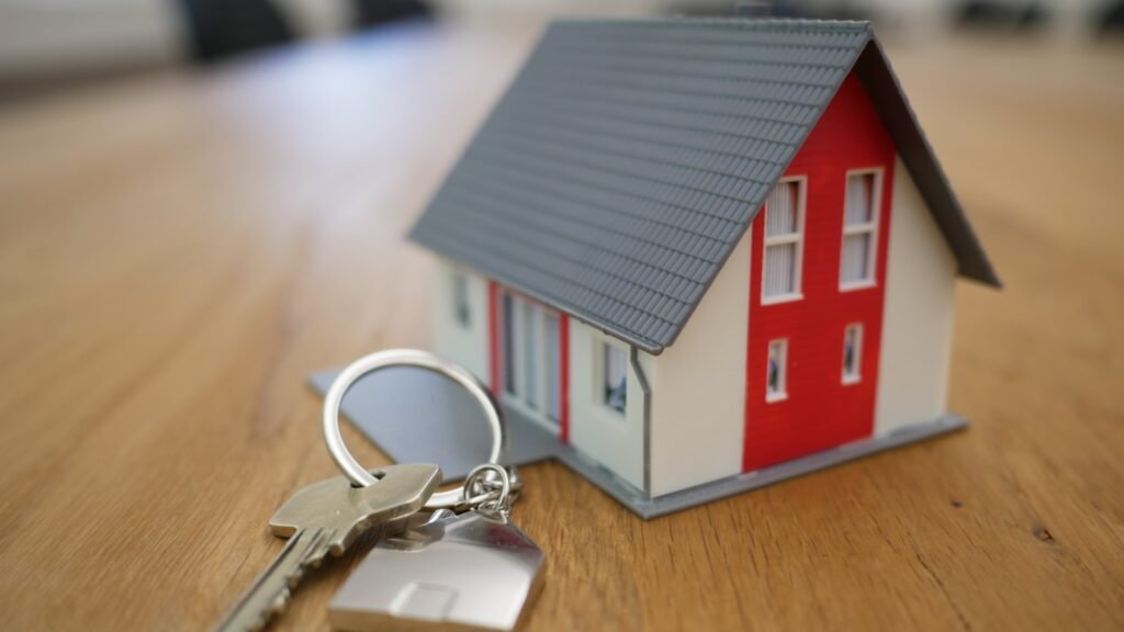 House keys representing home loan and mortgage