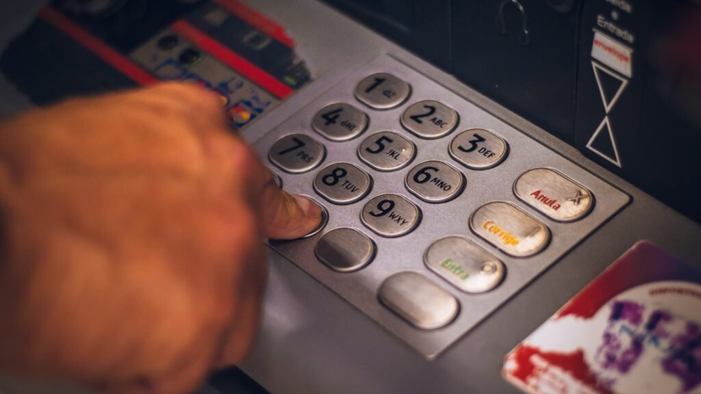 Secured credit card with deposit lock concept